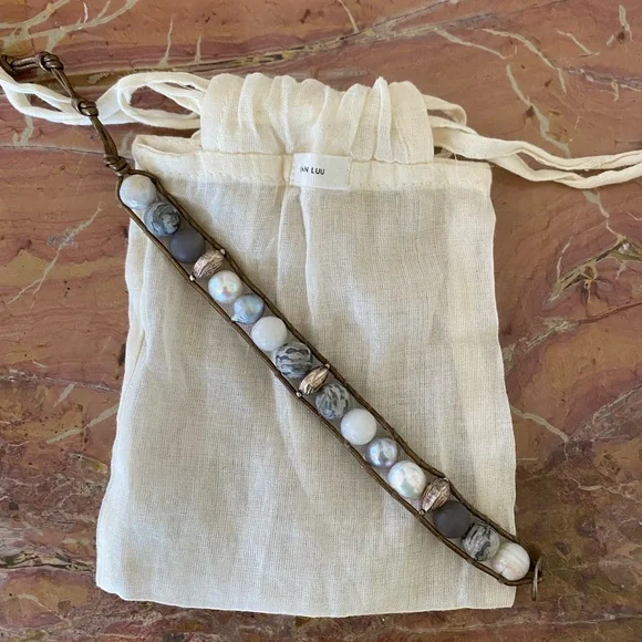 Chan Luu Jewelry Large Bead Chan Luu Single Wrap Bracelet